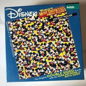 difficult Mickey Mouse double sided puzzle